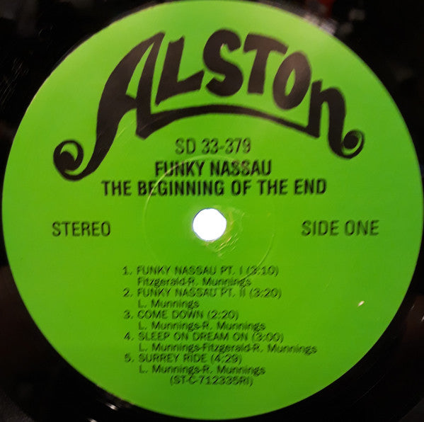 The Beginning Of The End : Funky Nassau (LP, Album, RE)