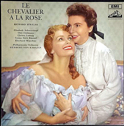 Richard Strauss - Elisabeth Schwarzkopf, Otto Edelmann, Christa Ludwig, Teresa Stich-Randall, Eberhard Wächter • Philharmonia Orchestra, Herbert Von Karajan : Le Chevalier A La Rose (4xLP, Album + Box)