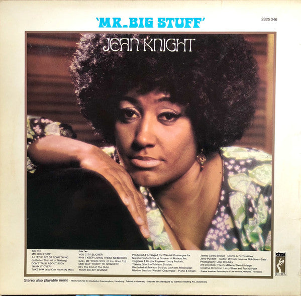 Jean Knight : Mr. Big Stuff (LP, Album)
