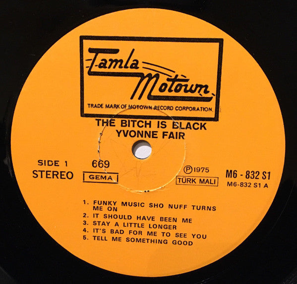 Yvonne Fair : The Bitch Is Black (LP, Album)
