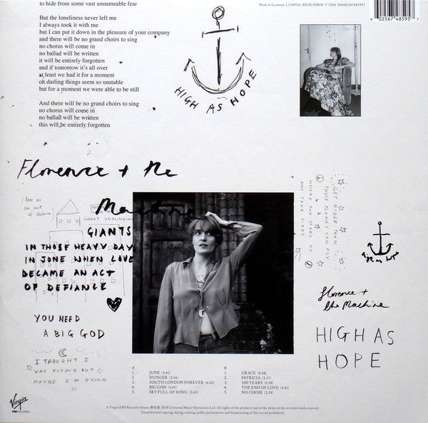 Florence + The Machine* : High As Hope (LP, Album)