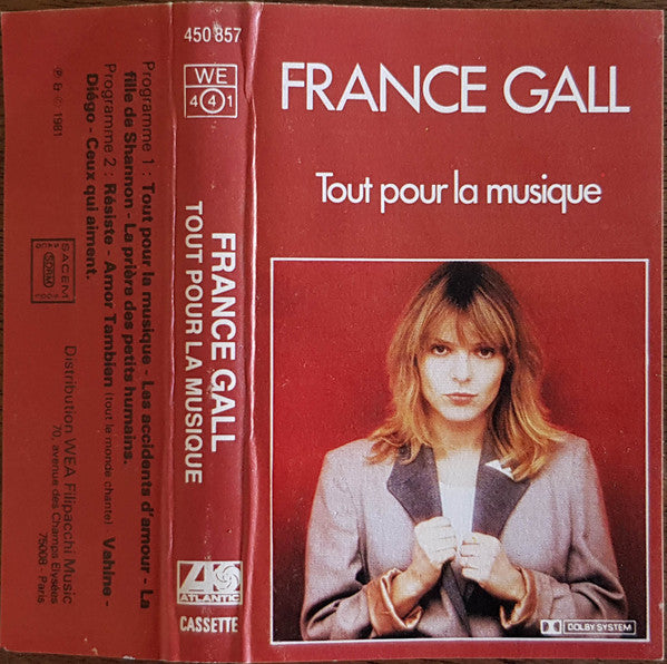 France Gall : Tout Pour La Musique (Cass, Album, Dol)