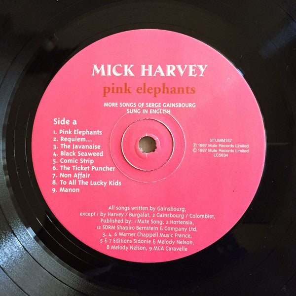 Mick Harvey : Pink Elephants (LP, Album)