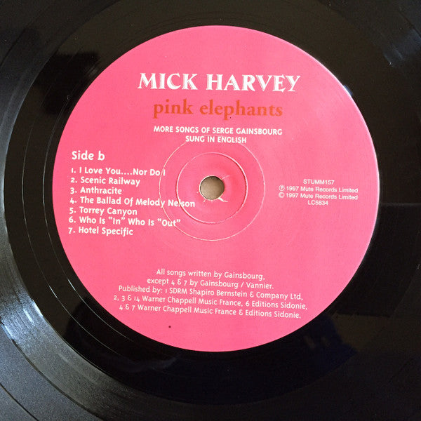 Mick Harvey : Pink Elephants (LP, Album)