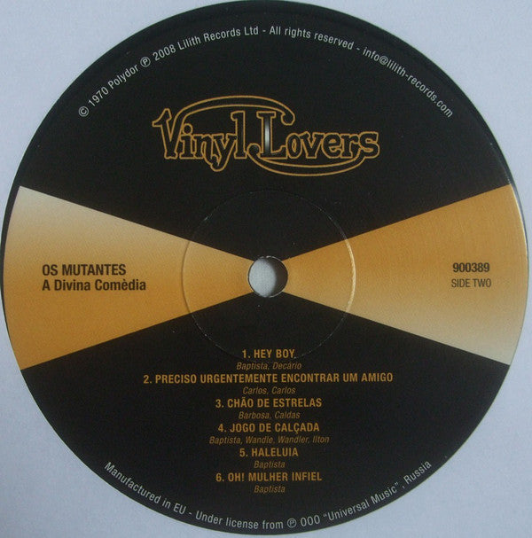 Os Mutantes : A Divina Comédia Ou Ando Meio Desligado (LP, Album, RE)
