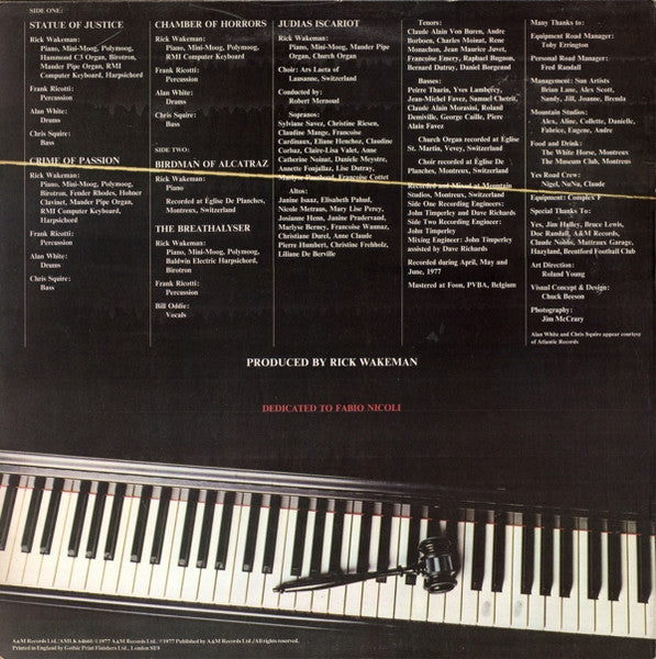 Rick Wakeman : Rick Wakeman's Criminal Record (LP, Album)