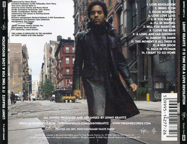 Lenny Kravitz : It Is Time For A Love Revolution (CD, Album)