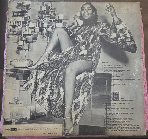 Sylvia Robinson : Pillow Talk (LP, Album, Club)