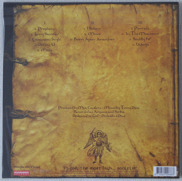 Soulfly : Prophecy (LP + LP, S/Sided, Etch + Album, Ltd, Num, RE, Gol)