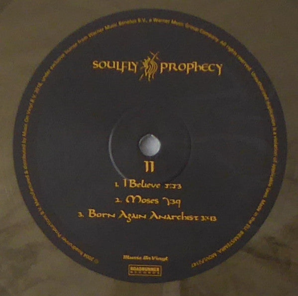 Soulfly : Prophecy (LP + LP, S/Sided, Etch + Album, Ltd, Num, RE, Gol)