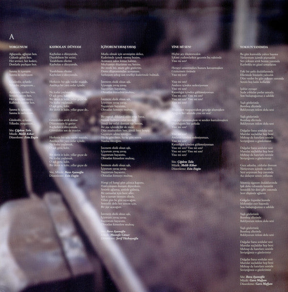 Tanju Okan : Yorgunum (LP, Album, RE)