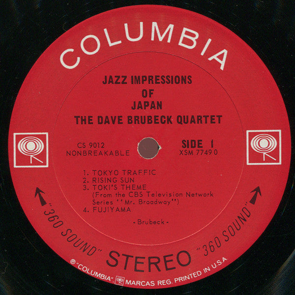 The Dave Brubeck Quartet : Jazz Impressions Of Japan (LP, Album, Pit)