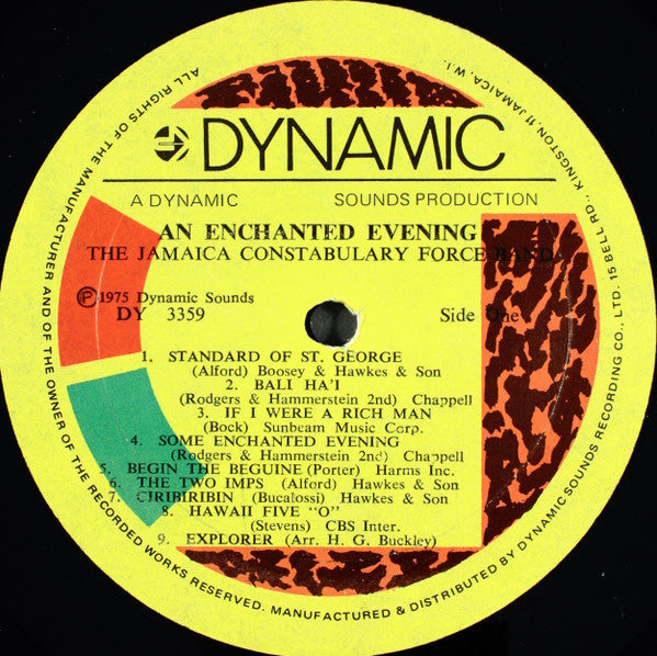 The Jamaica Constabulary Force Band : An Enchanted Evening (LP)