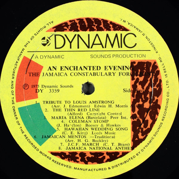 The Jamaica Constabulary Force Band : An Enchanted Evening (LP)