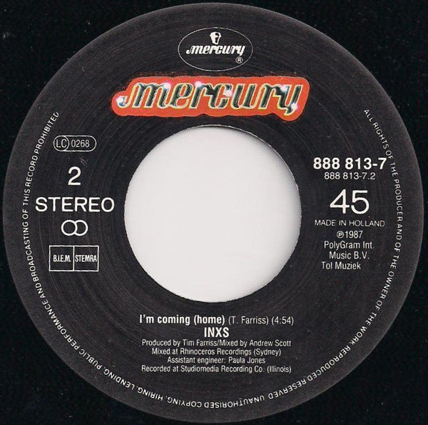 INXS : Need You Tonight (7", Single)