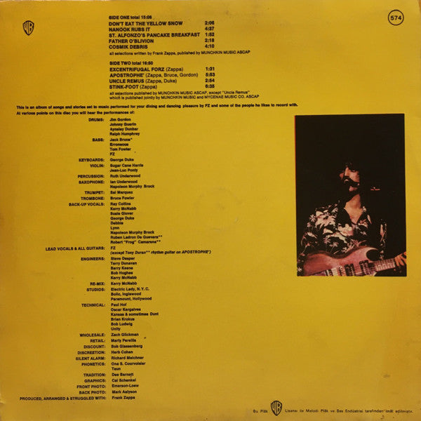 Frank Zappa : Apostrophe (') (LP, Album)