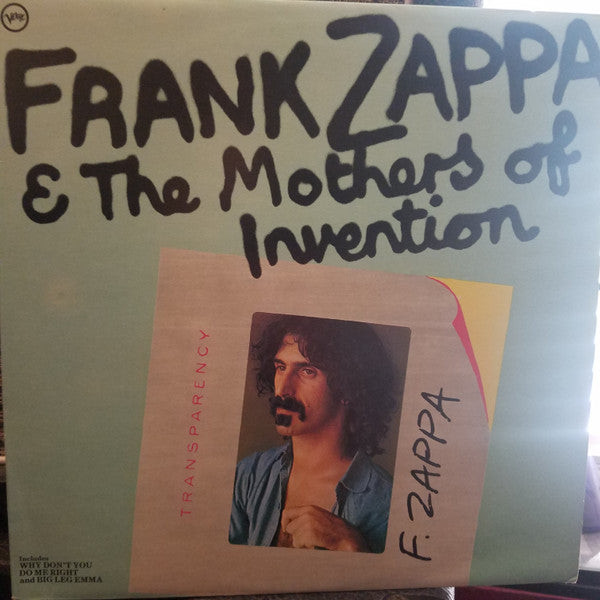 Frank Zappa & The Mothers Of Invention* : Transparency (LP, Comp, Mono)