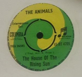 The Animals : The House Of The Rising Sun (7", Single)