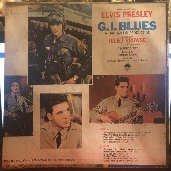 Elvis Presley : G. I. Blues (LP, Album, Mono)