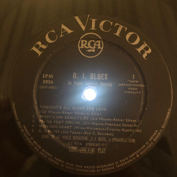 Elvis Presley : G. I. Blues (LP, Album, Mono)