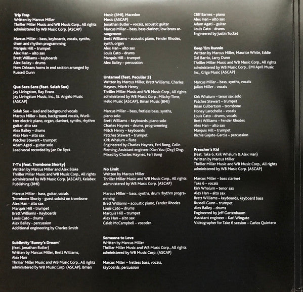 Marcus Miller : Laid Black (2x12", Album, 180)