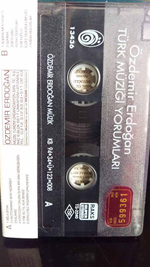 Özdemir Erdoğan : Türk Müziği Yorumları 1 (Cass, Album)