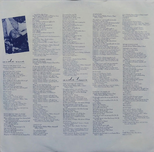 Narada Michael Walden : The Nature Of Things (LP, Album, All)