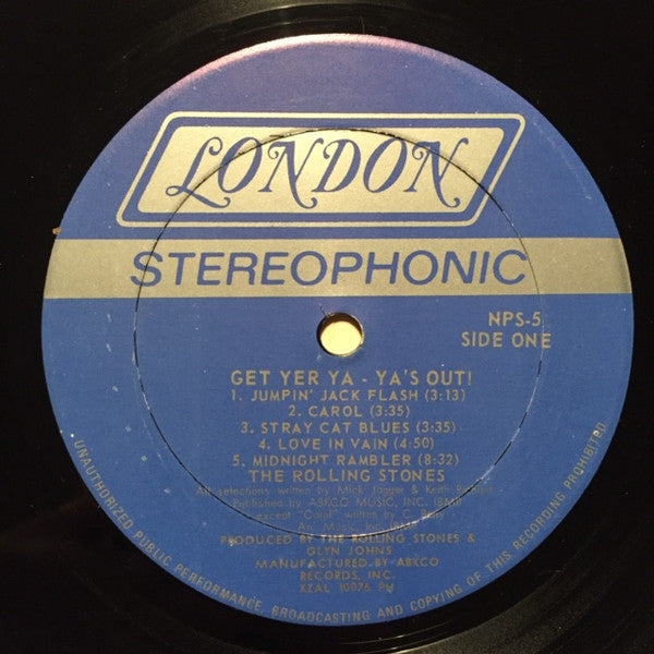 The Rolling Stones : Get Yer Ya-Ya's Out! (The Rolling Stones In Concert) (LP, Album, Phi)