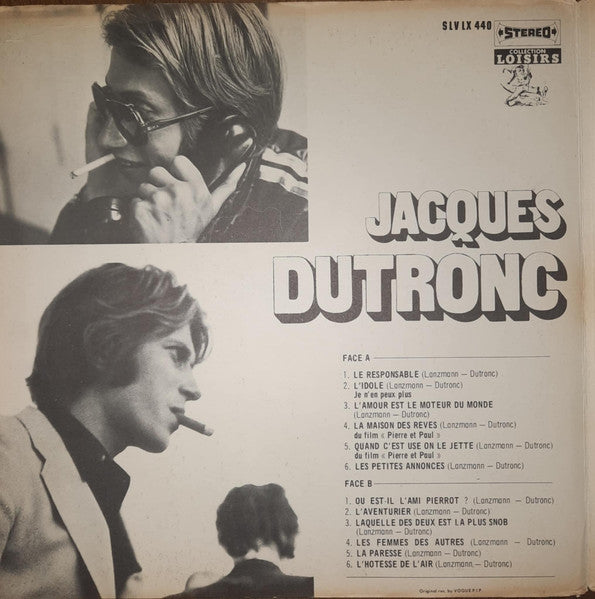 Jacques Dutronc : Jacques Dutronc (LP, Album, Gat)