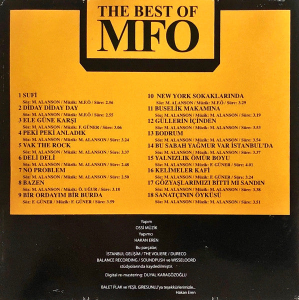 MFÖ : The Best Of MFÖ (CD, Comp, RE, RM)