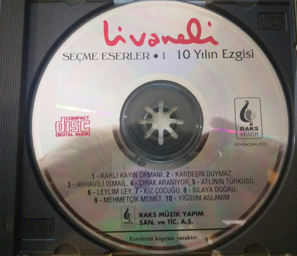 Zülfü Livaneli : 10 Yılın Ezgisi (CD, Comp)