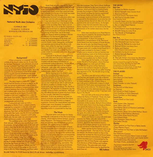 National Youth Jazz Orchestra : The Sherwood Forest Suite (LP)