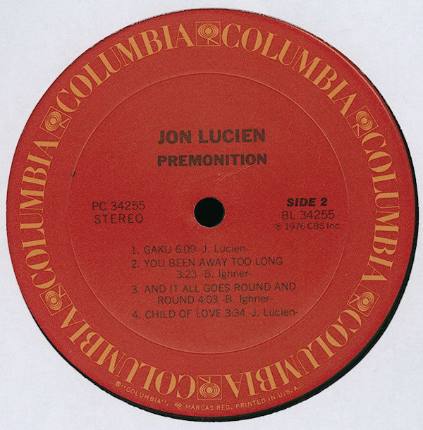 Jon Lucien : Premonition (LP, Album)