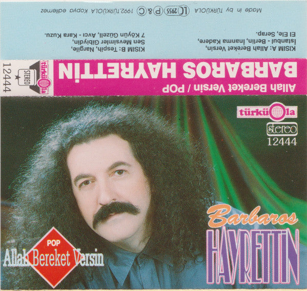 Barbaros Hayrettin : Allah Bereket Versin (Cass, Album)