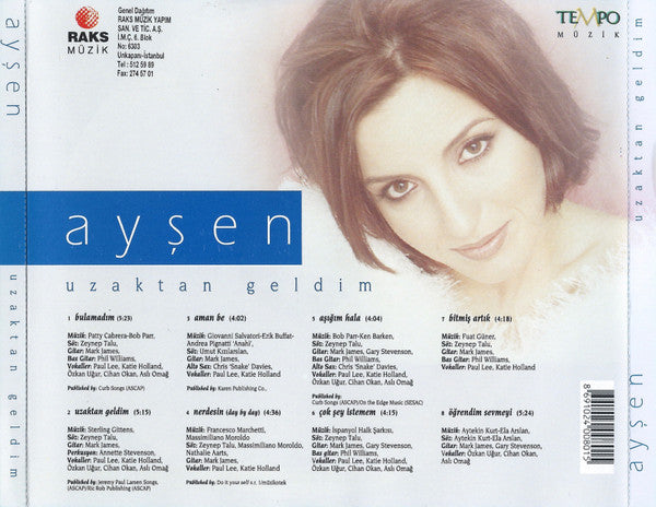 Ayşen : Uzaktan Geldim (CD, Album)