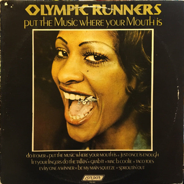 Olympic Runners : Put The Music Where Your Mouth Is (LP, Album)