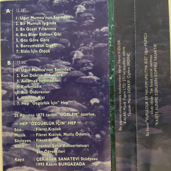 Fikret Kızılok : Vurulduk Ey Halkım (Cass, Album, Promo)