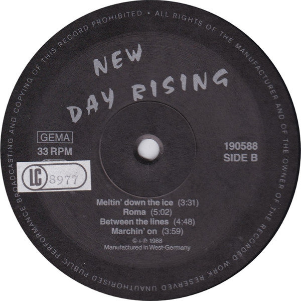 New Day Rising (2) : New Day Rising (LP, Album, Ltd)