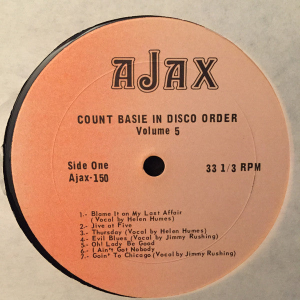Count Basie : In Disco Order, Volume 5 (LP, Comp)
