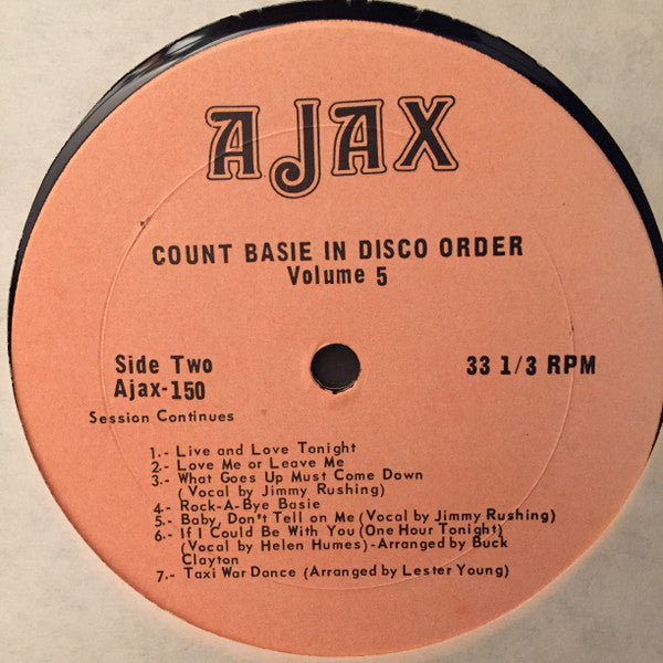 Count Basie : In Disco Order, Volume 5 (LP, Comp)