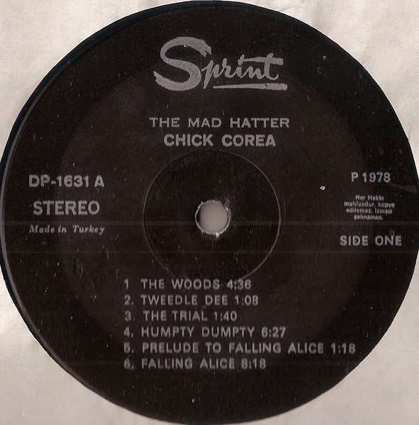 Chick Corea : The Mad Hatter (LP, Album)