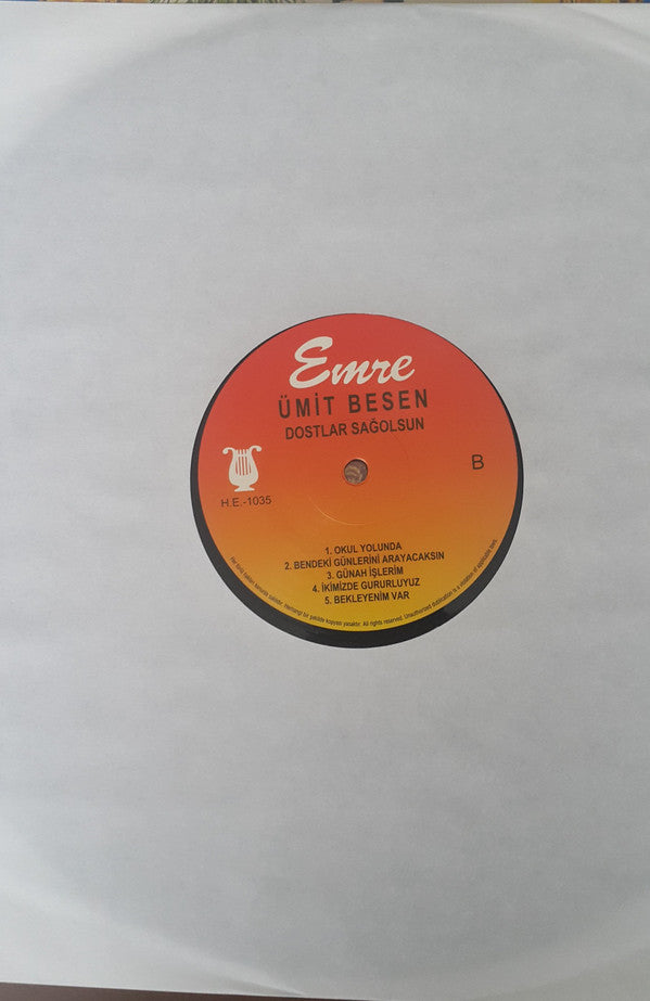 Ümit Besen : Dostlar Sağolsun (LP, Album, RE)