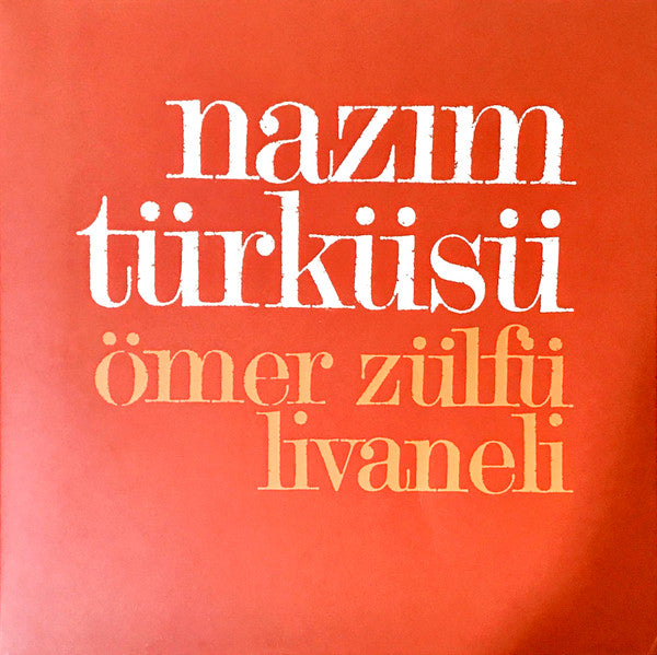 Zülfü Livaneli : Nazım Türküsü (LP, Album, RE, 180)