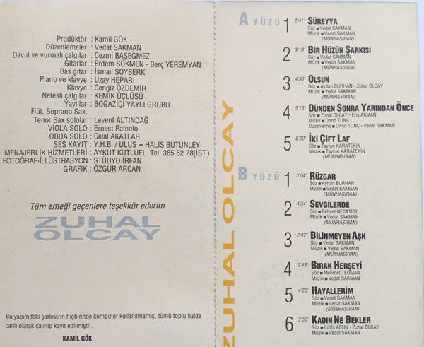 Zuhal Olcay : İki Çift Laf (Cass, Album)