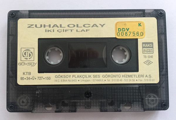 Zuhal Olcay : İki Çift Laf (Cass, Album)