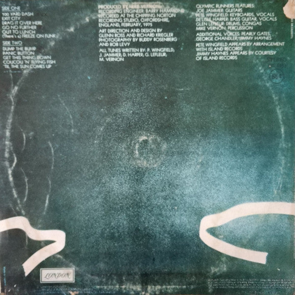 Olympic Runners : Out In Front (LP, Album)