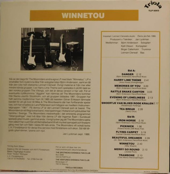 The Moonriders : Winnetou (LP, Bla)