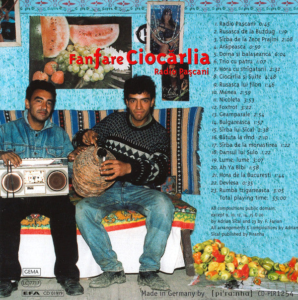 Fanfare Ciocărlia : Radio Pașcani (CD, Album)