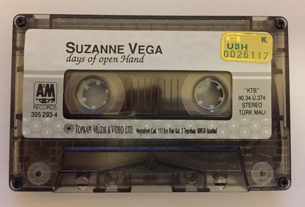 Suzanne Vega : Days Of Open Hand (Cass, Album)