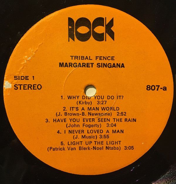 Margaret Singana : Tribal Fence (LP, Album)